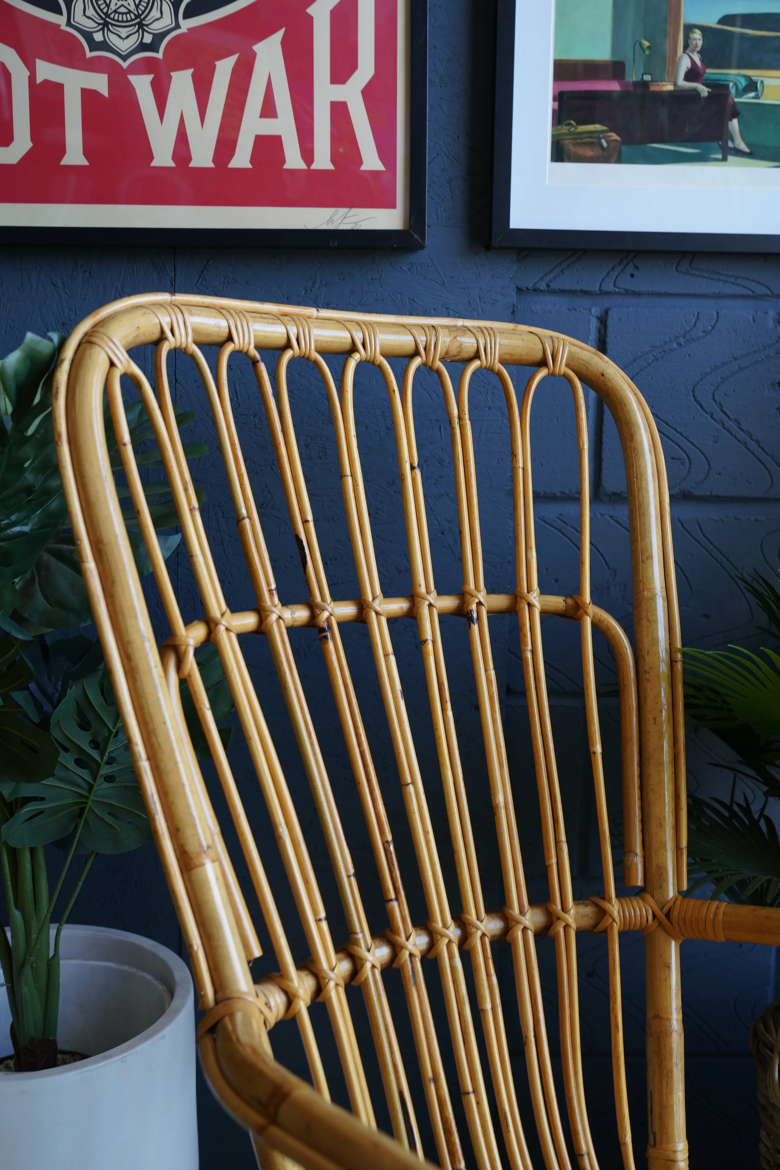 Bamboo rocking chair