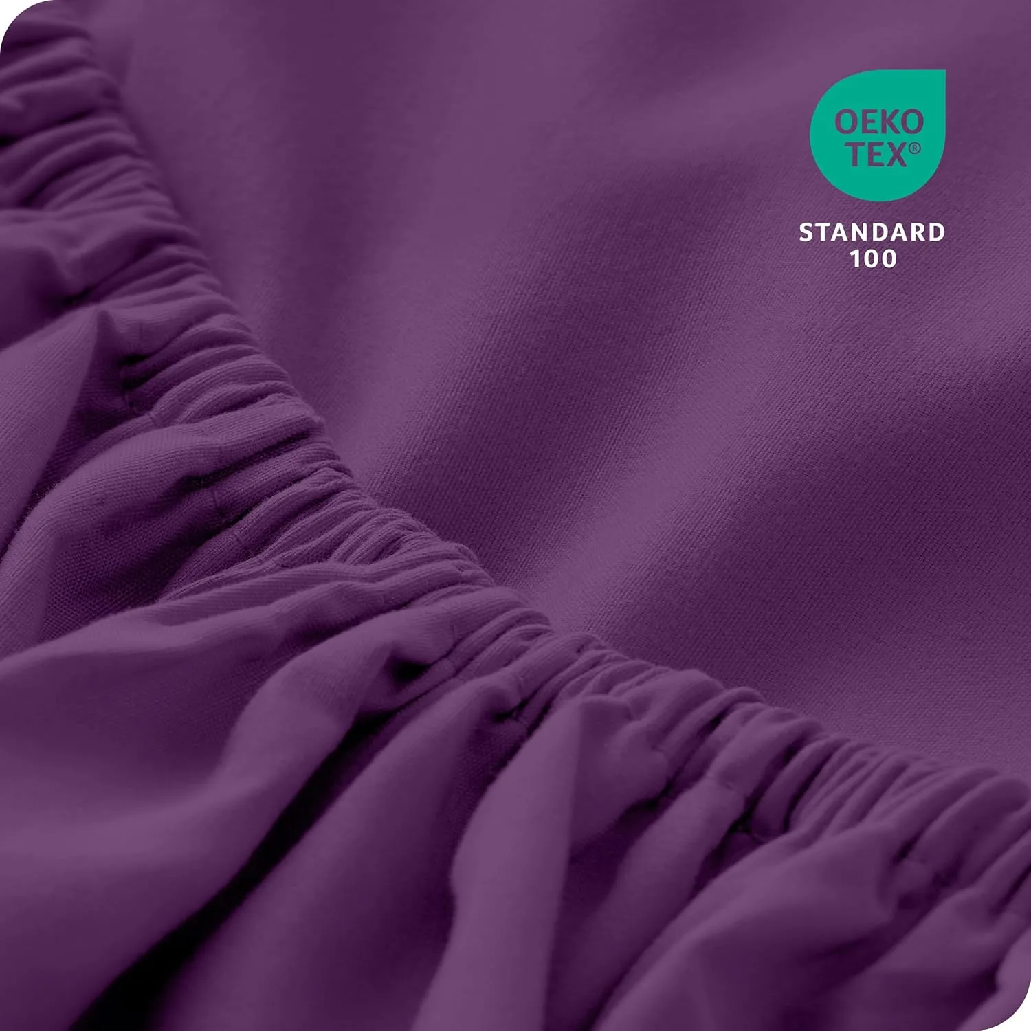 Bare Home 2-Pack Fitted Bottom Sheets Queen - Premium 1800 Ultra-Soft Wrinkle Resistant Microfiber - Deep Pocket (Queen, Plum)