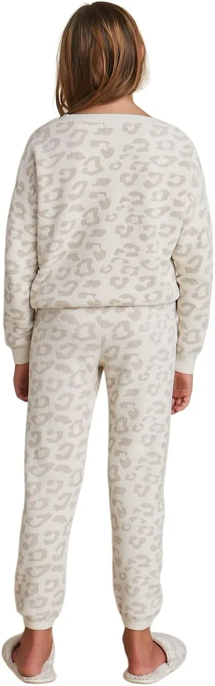 Barefoot Dreams CozyChic Ultra Light Youth Barefoot in The Wild Track Pants