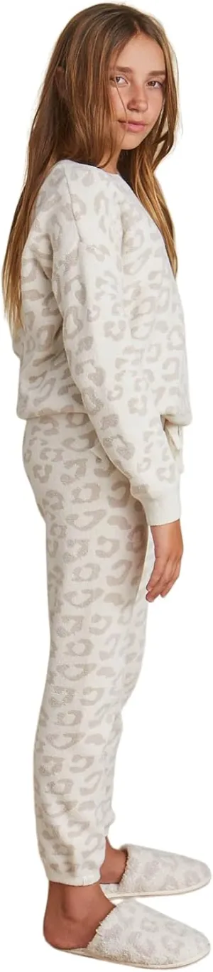Barefoot Dreams CozyChic Ultra Light Youth Barefoot in The Wild Track Pants