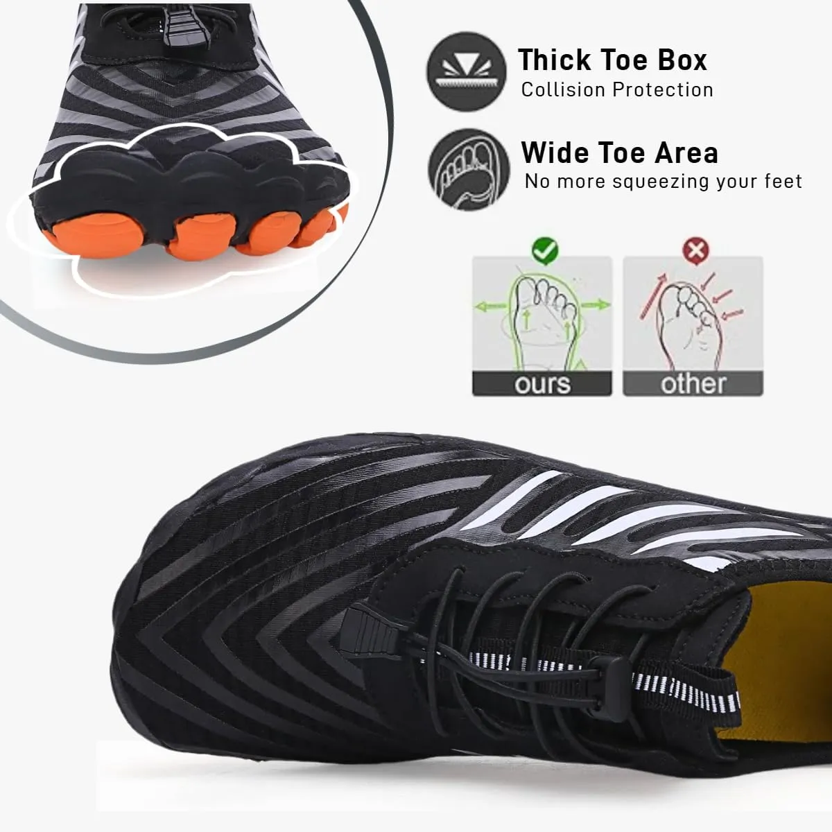 BareStep Active Barefoot Shoes Grounded Footwear Women Men Breathable Comfortable Slip on Hiking Water Shoes