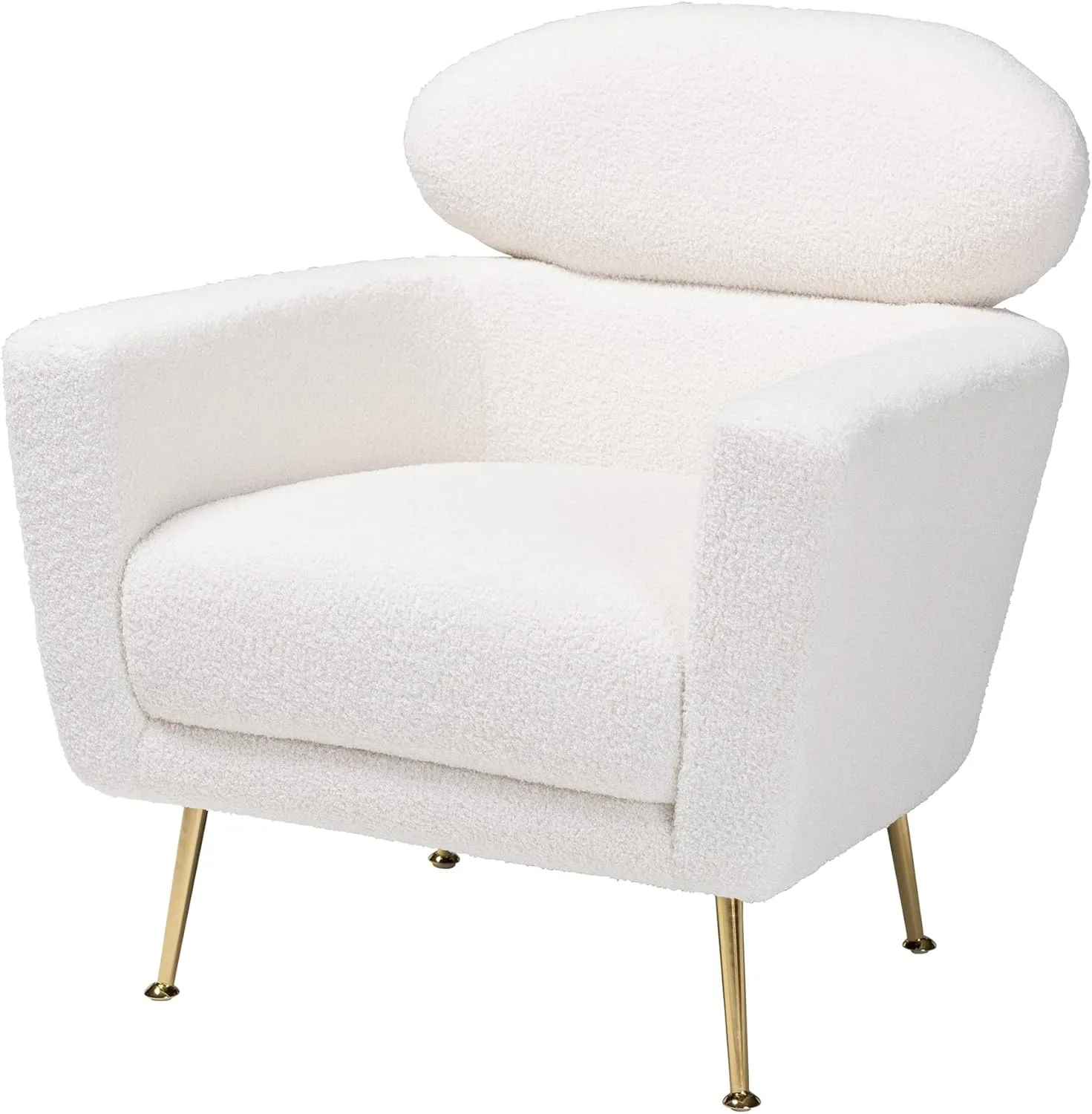 Baxton Studio Fantasia Chair, One Size, Ivory