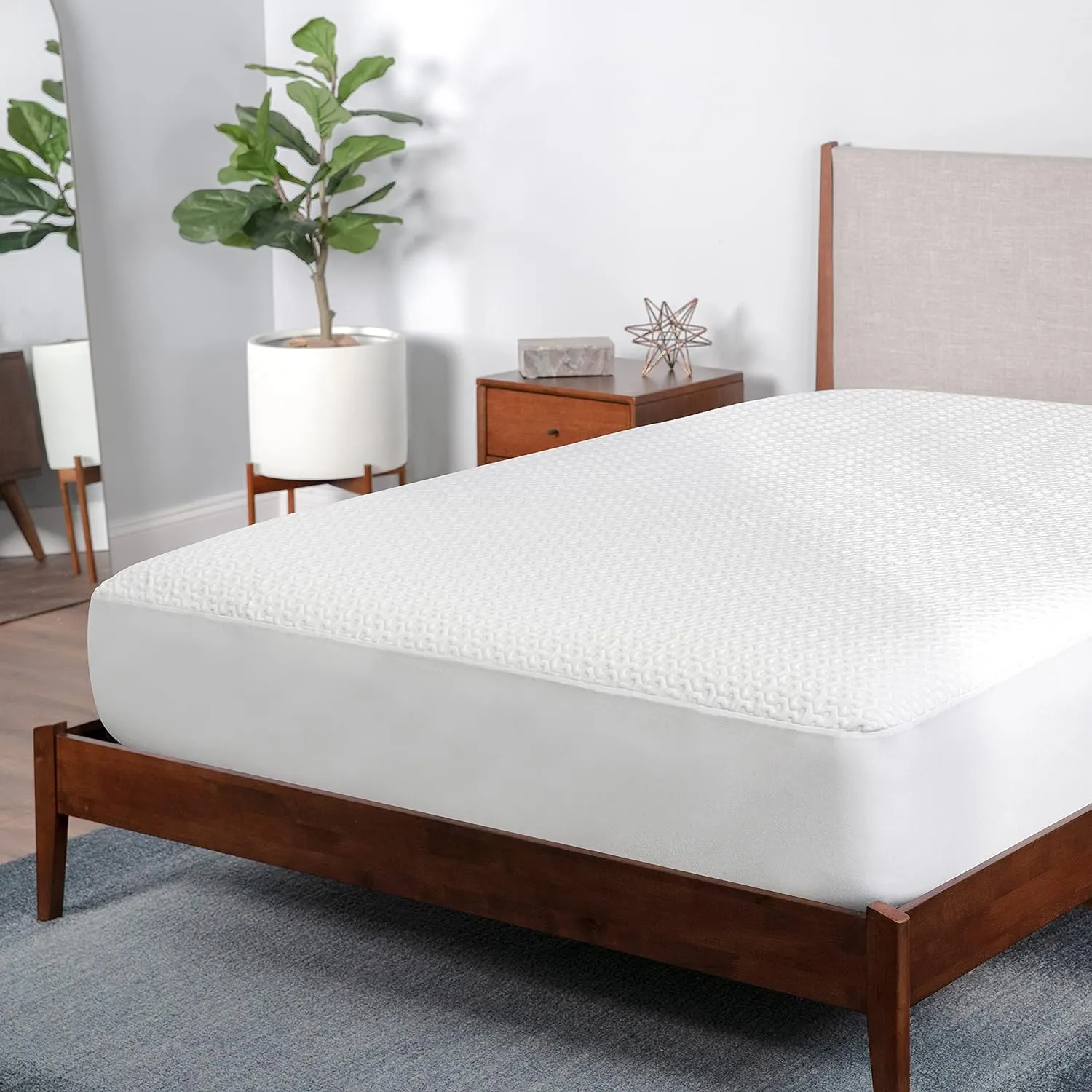 Bedgear King Dri-Tec Waterproof Mattress Protector - Noiseless and Moisture-Wicking Cover for Bed - Hypoallergenic, Washable, and Breathable Pad