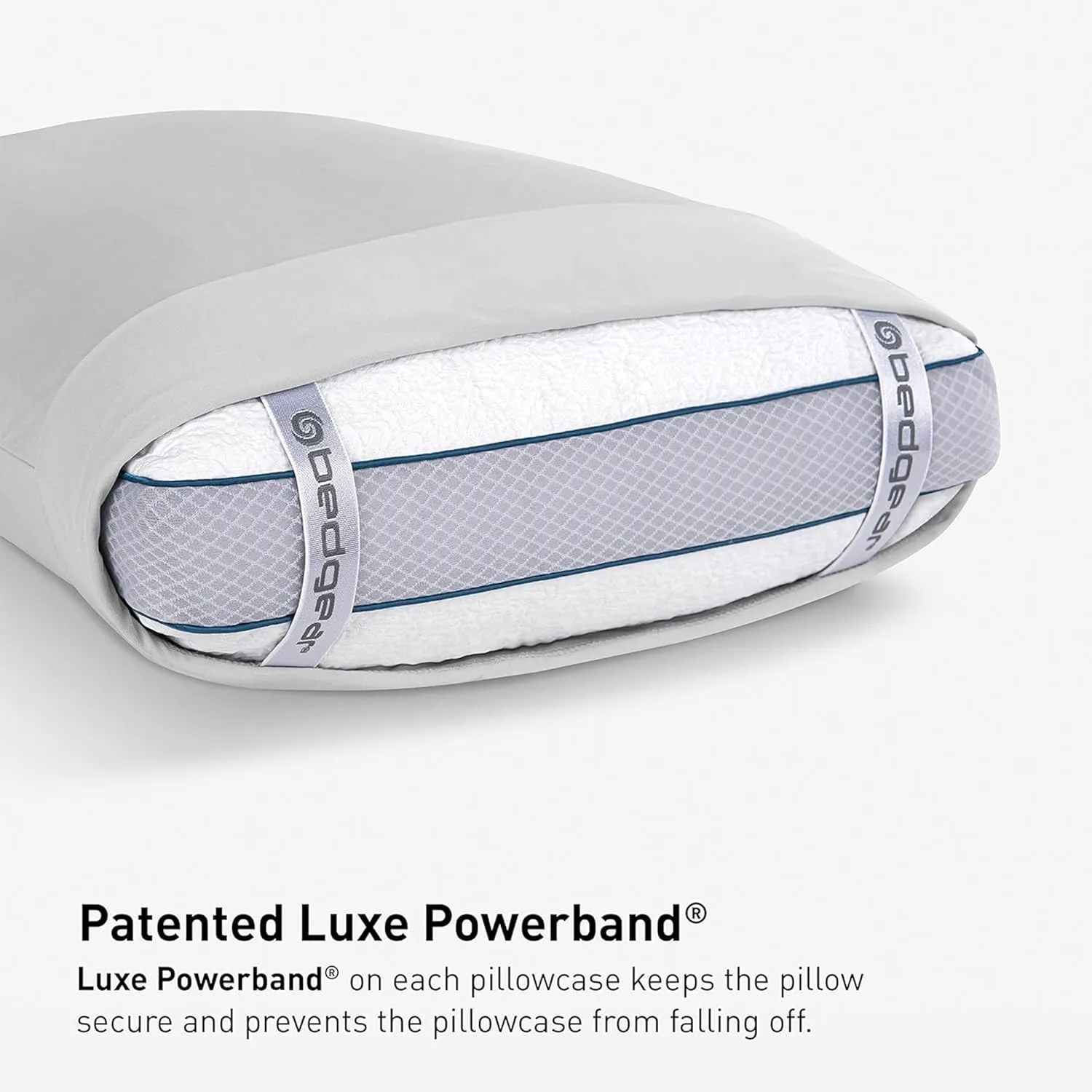 Bedgear Ver-Tex Sheet Set - Instant Cooling Bed Sheets with an Ultra-Soft Feel and Powerband for a Secure Fit - Includes Fitted Sheet, Flat Sheet, and 2 Pillowcase - King/California King, Light Grey
