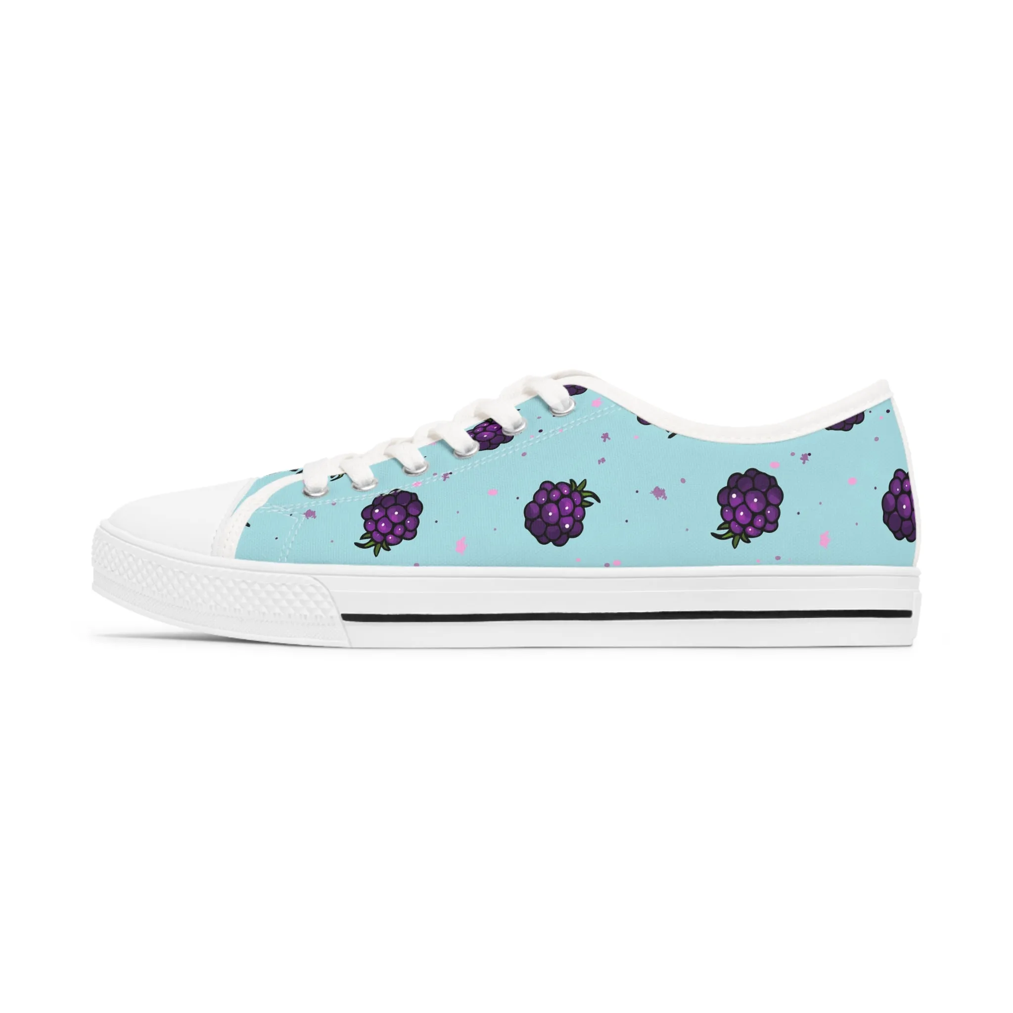 Blackberry Women's Low Top Sneakers