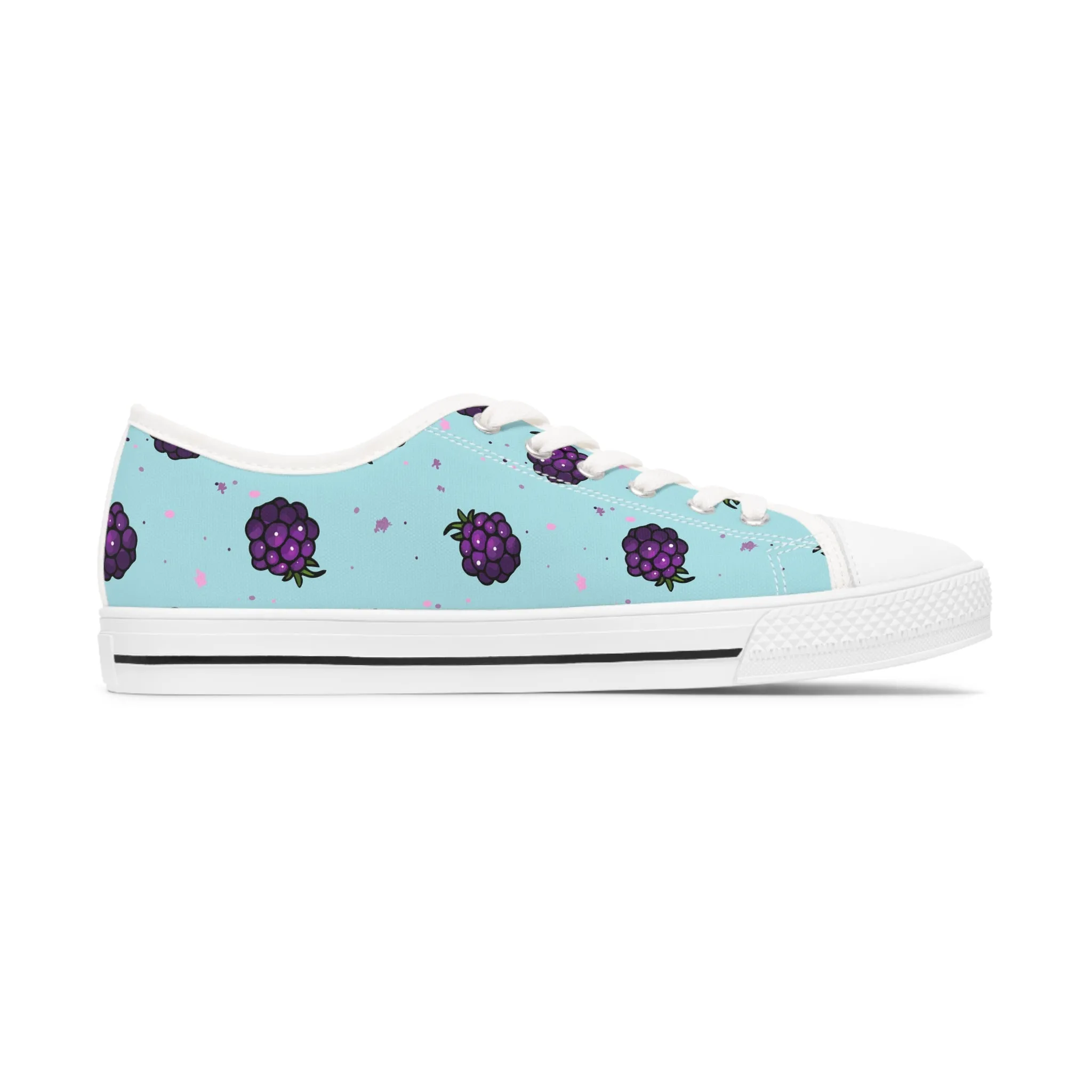 Blackberry Women's Low Top Sneakers