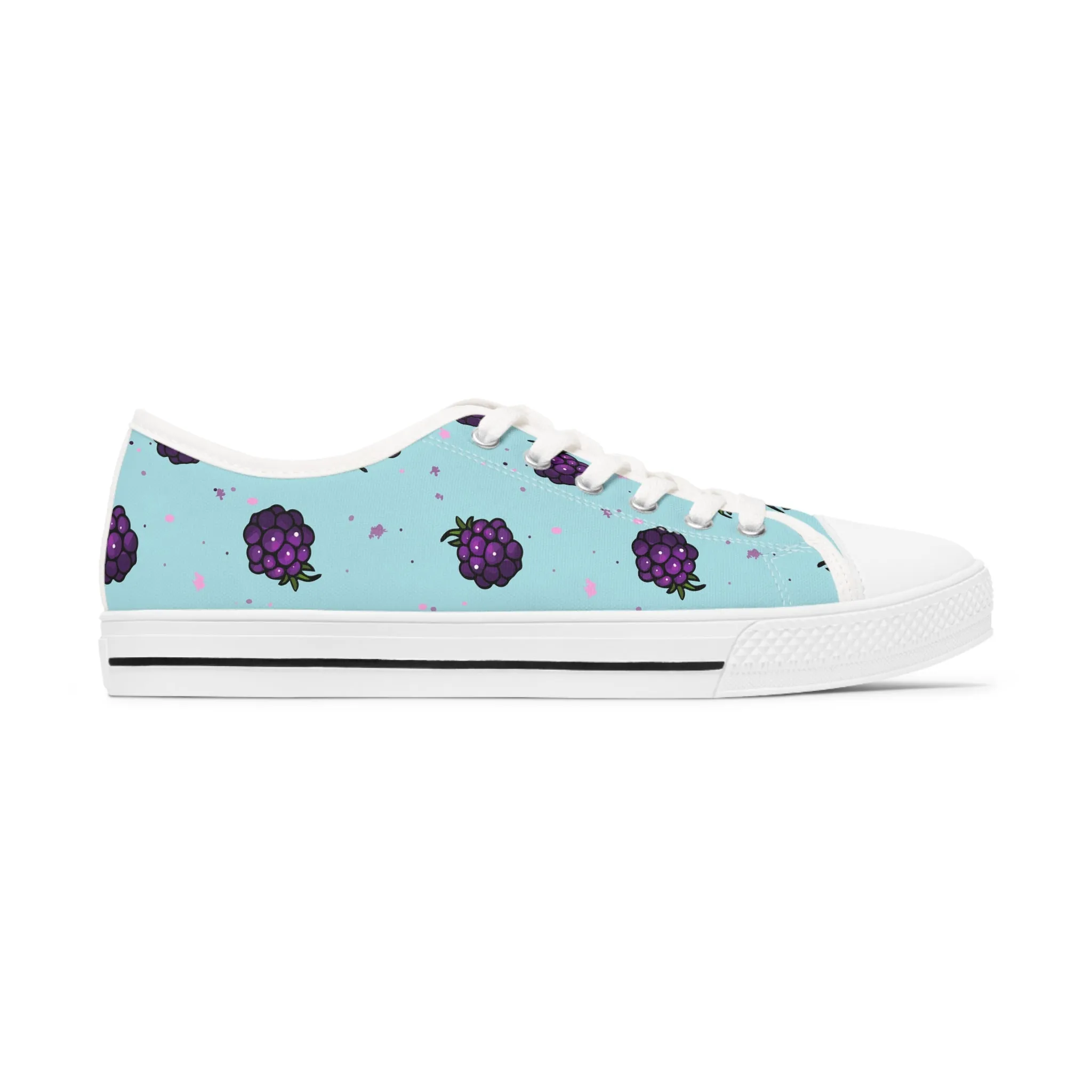 Blackberry Women's Low Top Sneakers