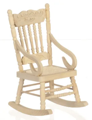 Boston Rocker - Unfinished Oak