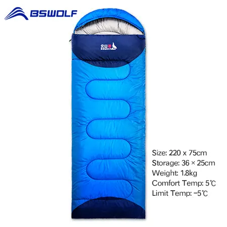 BSWOLF Camping Sleeping Bag Ultralight Waterproof 4 Season
