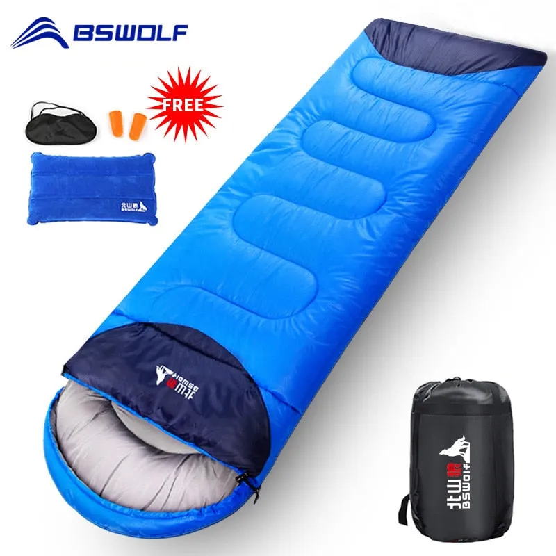 BSWOLF Camping Sleeping Bag Ultralight Waterproof 4 Season