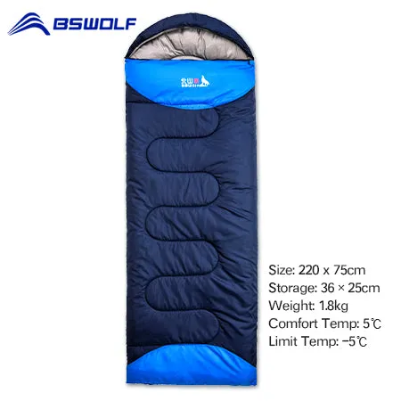 BSWOLF Camping Sleeping Bag Ultralight Waterproof 4 Season