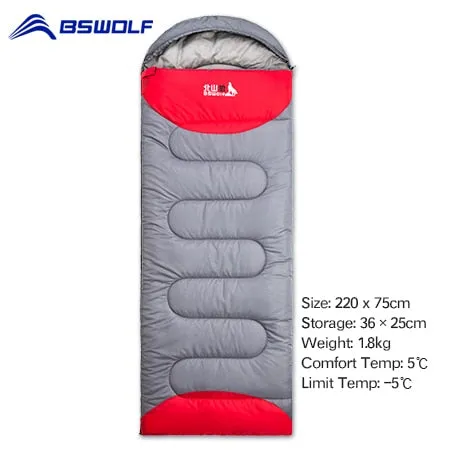 BSWOLF Camping Sleeping Bag Ultralight Waterproof 4 Season
