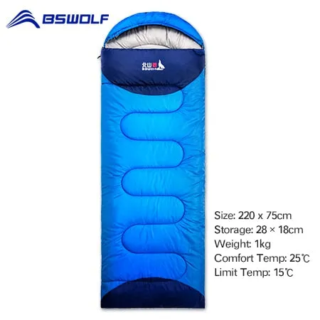 BSWOLF Camping Sleeping Bag Ultralight Waterproof 4 Season