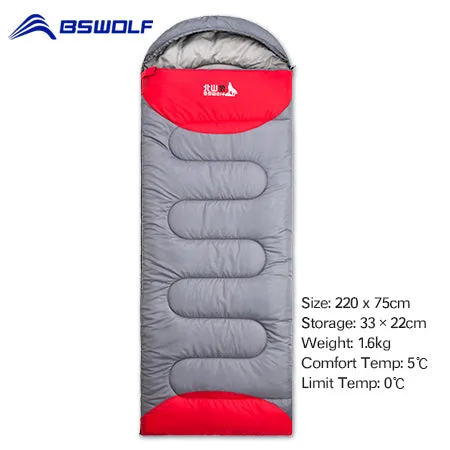 BSWOLF Camping Sleeping Bag Ultralight Waterproof 4 Season