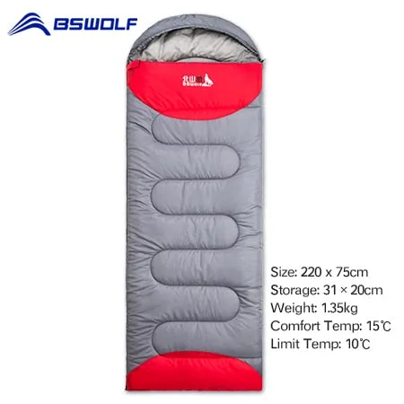 BSWOLF Camping Sleeping Bag Ultralight Waterproof 4 Season