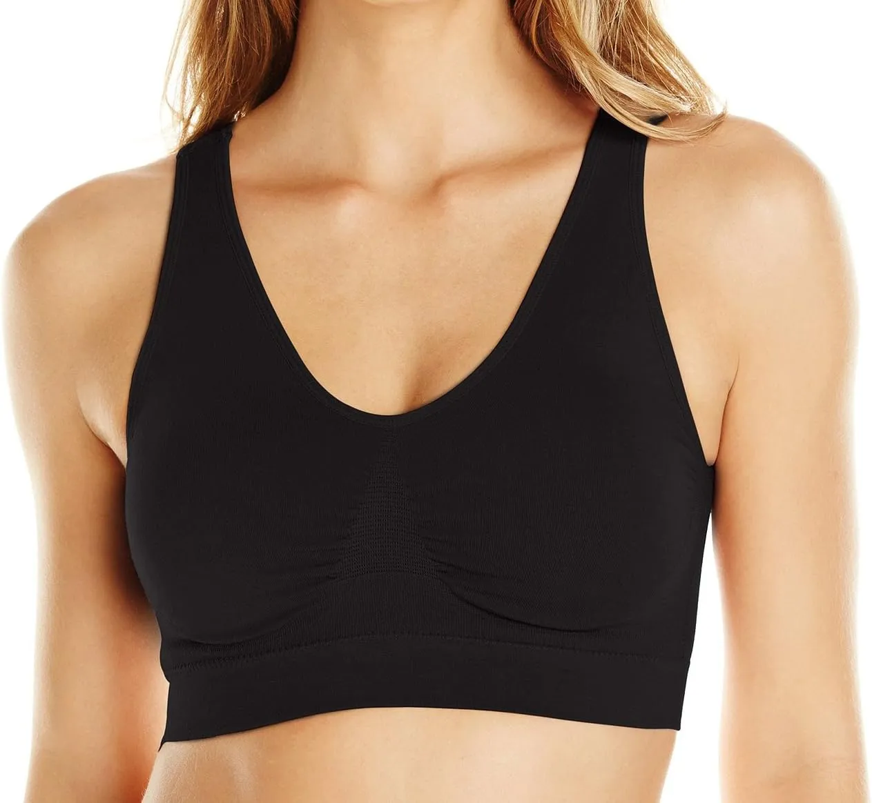 Cabales KINYAOYAO Women's Plus Size High Impact Seamless Racerback Padded Bra