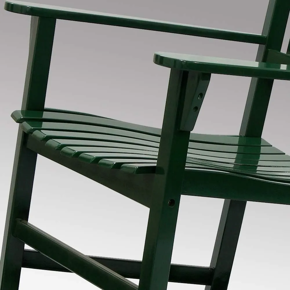Cambridge Casual Solid Wood Bentley Porch Rocking Chair, Hunter Green