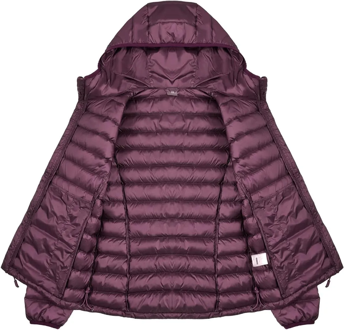 CAMEL CROWN Women's Packable Hooded Down Jacket Ultra Light Insulated Puffer Coat Water Resistant