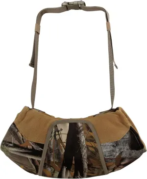 Camo Fleece Hand Muff for Men, Outdoor Camping Hiking Warm Handbag with Visual Window, Zipper Hand Warmers, Warm Neck Sleeve for Hunting, Ice Fishing, Tailgating, or Any Cold Weather Activity