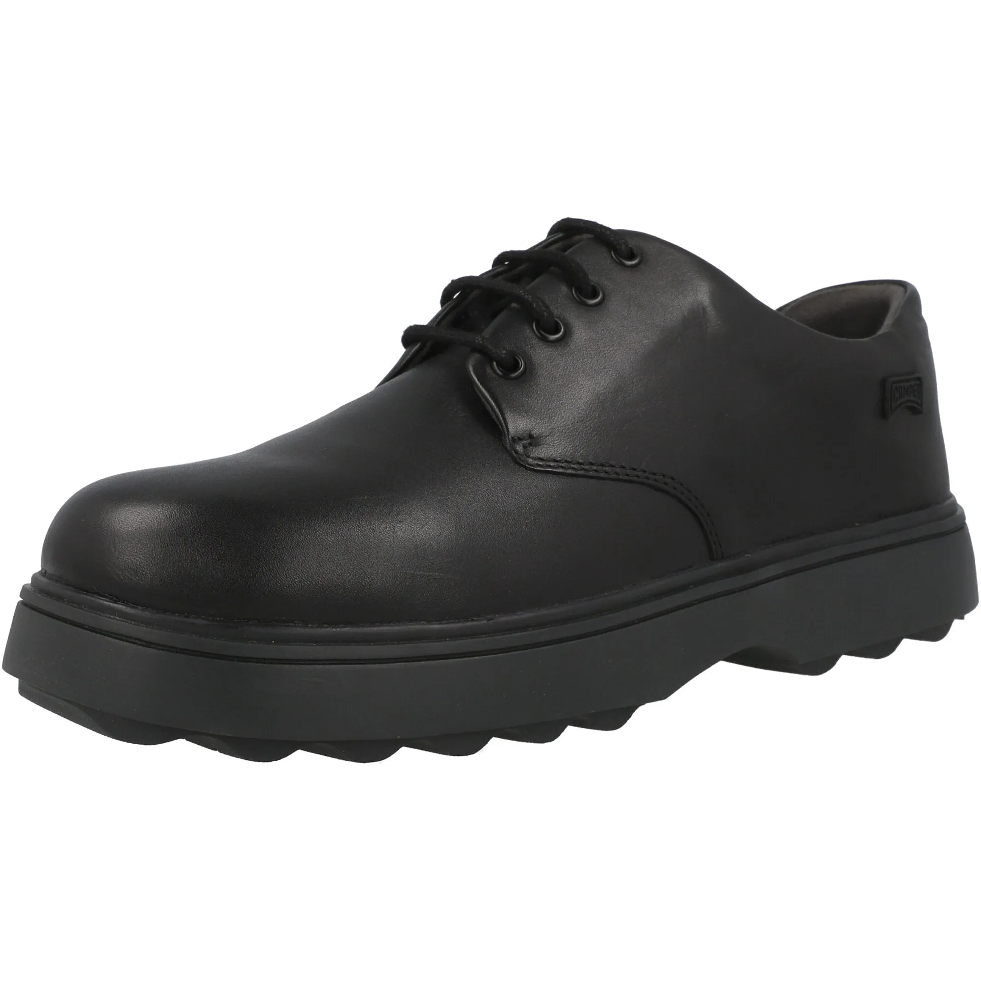 Camper Norte Black Kids Lace-Up Shoes