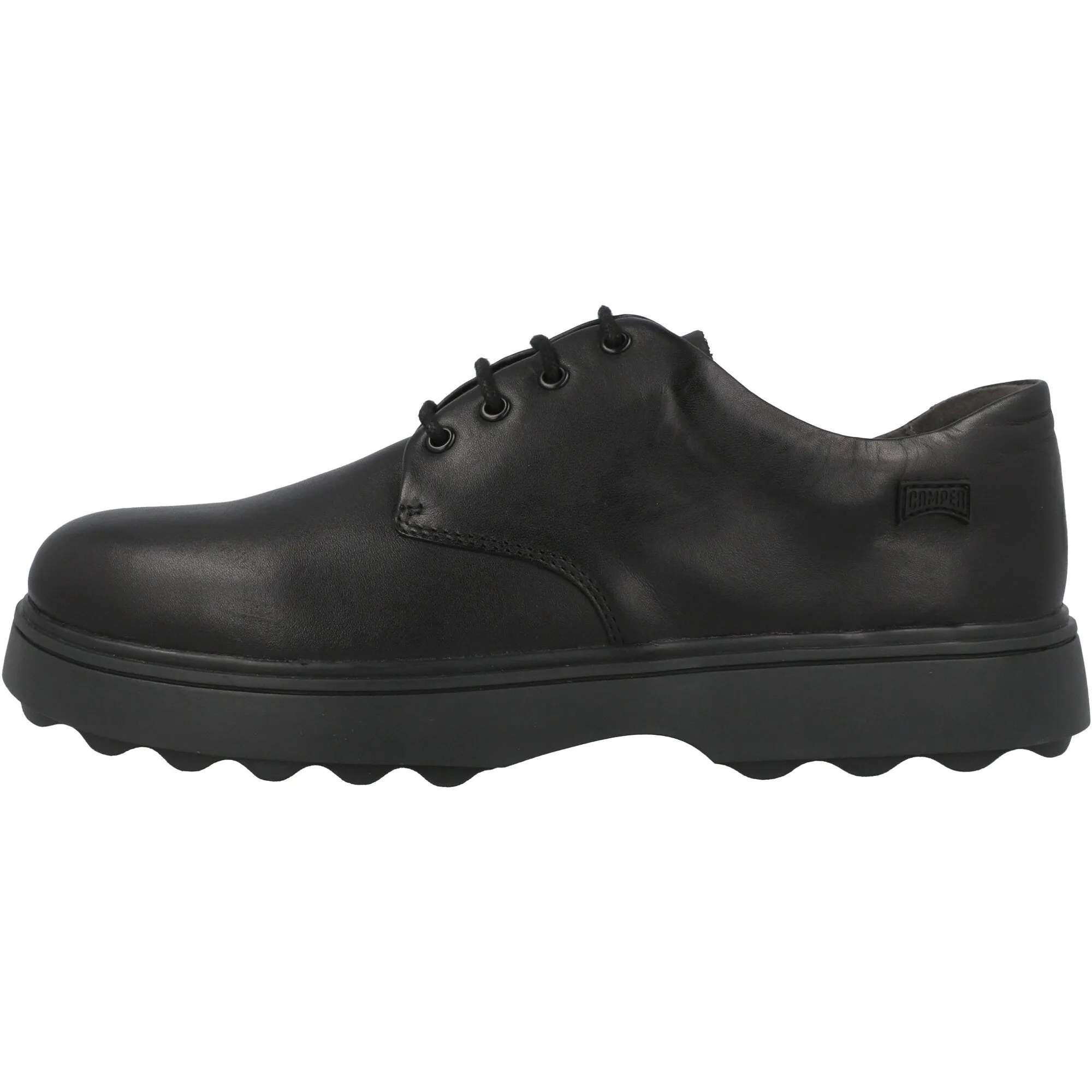 Camper Norte Black Kids Lace-Up Shoes
