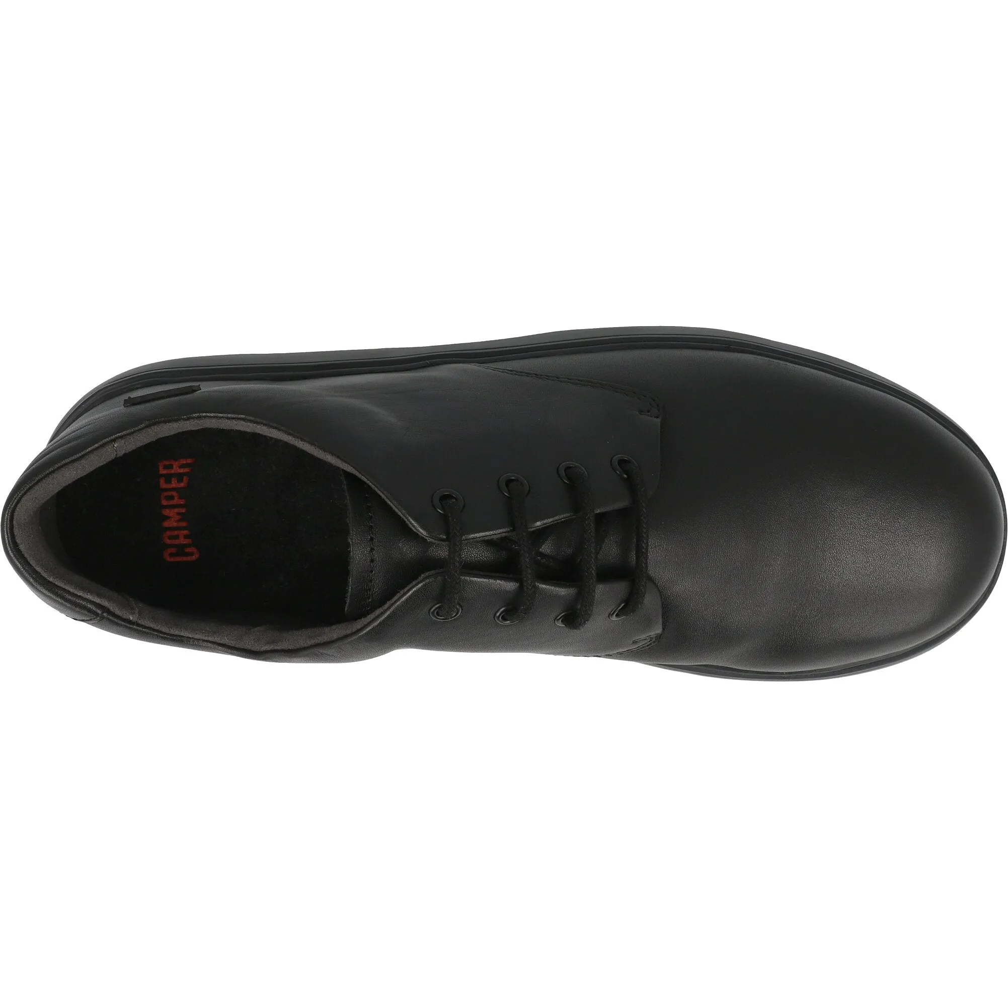 Camper Norte Black Kids Lace-Up Shoes