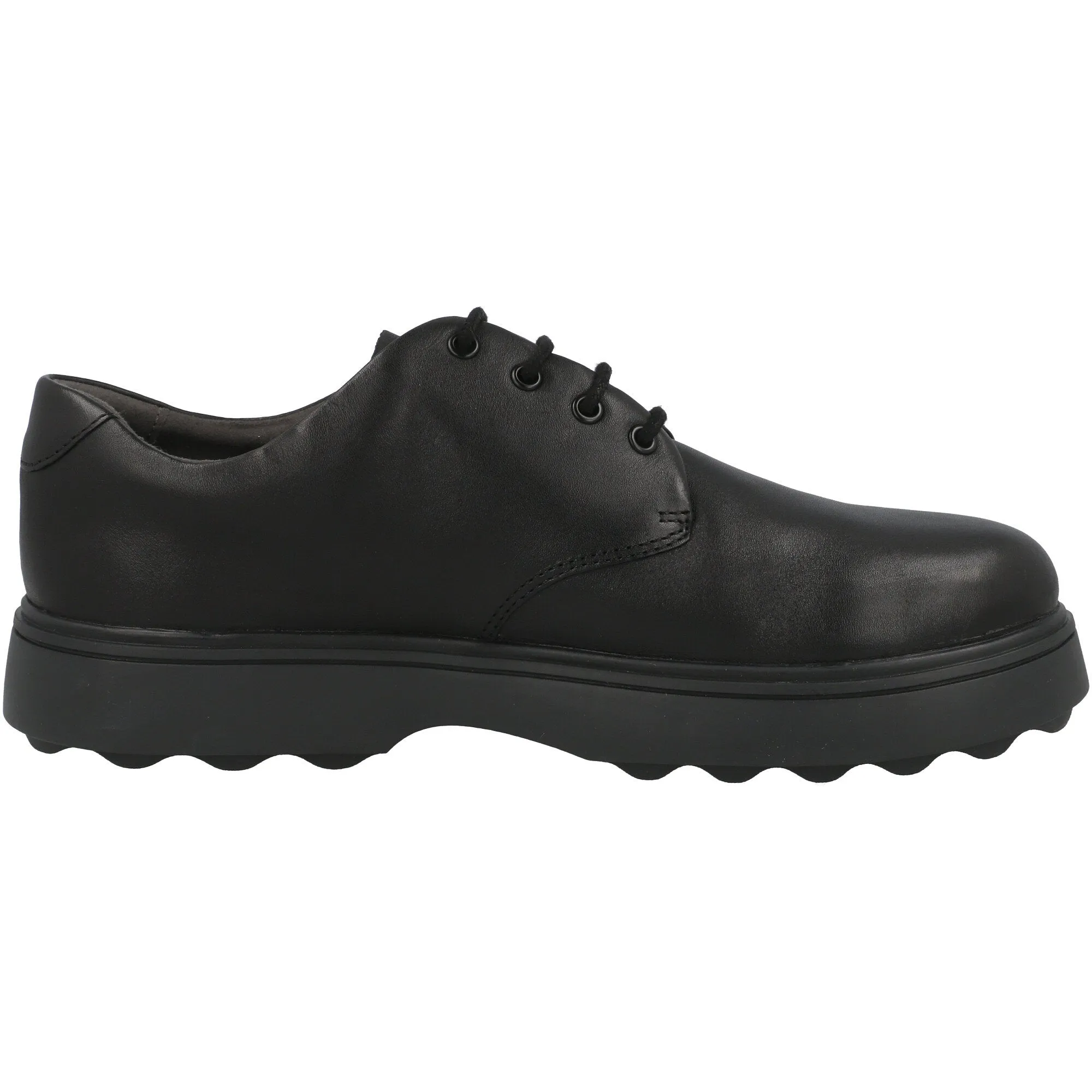 Camper Norte Black Kids Lace-Up Shoes