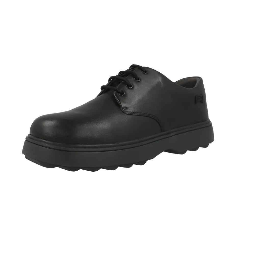 Camper Norte Black Kids Lace-Up Shoes