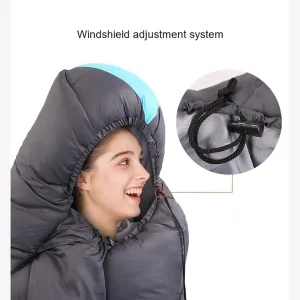 Camping Bag, Hollow Cotton Adults & Kids Sleeping Bag -for 3 Season Backpacking, Festivals, Travelling Survival Equipment