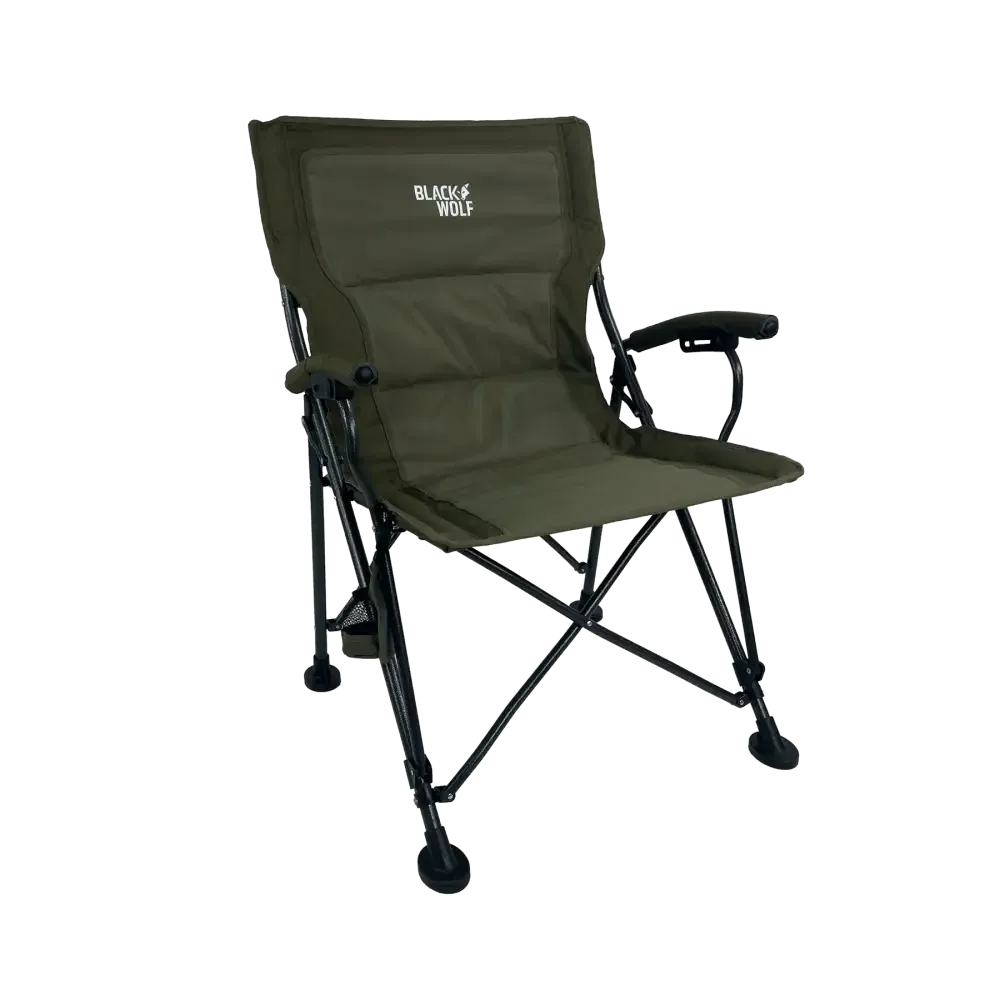 Camping Chair 4 Fold Moss BlackWolf