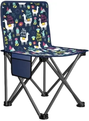 Camping Chair Fishing Chair Folding Chairs Camping Outdoor Folding Backrest Chair Portable Fishing Chair With Side Pocket Lightweight Leisure Chairs Padded Deck Chair Lawn Chairs Outside ( Color : B )