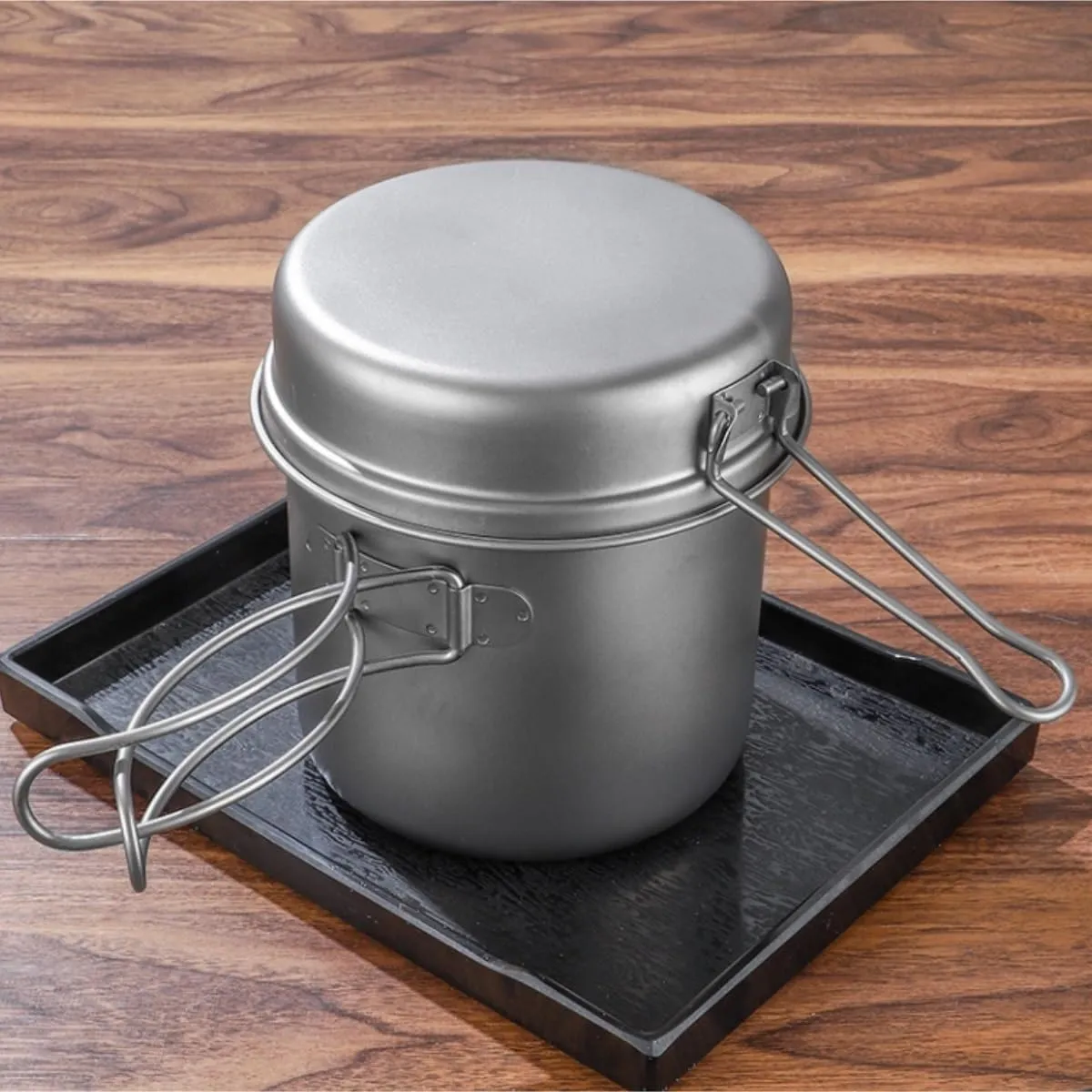 Camping Kitchen Utensil Outdoor Picnic Picnic Portable Cooking Pot Frying Pan Multi-Function Tableware Cooker Water Cup for Outdoor Cooking