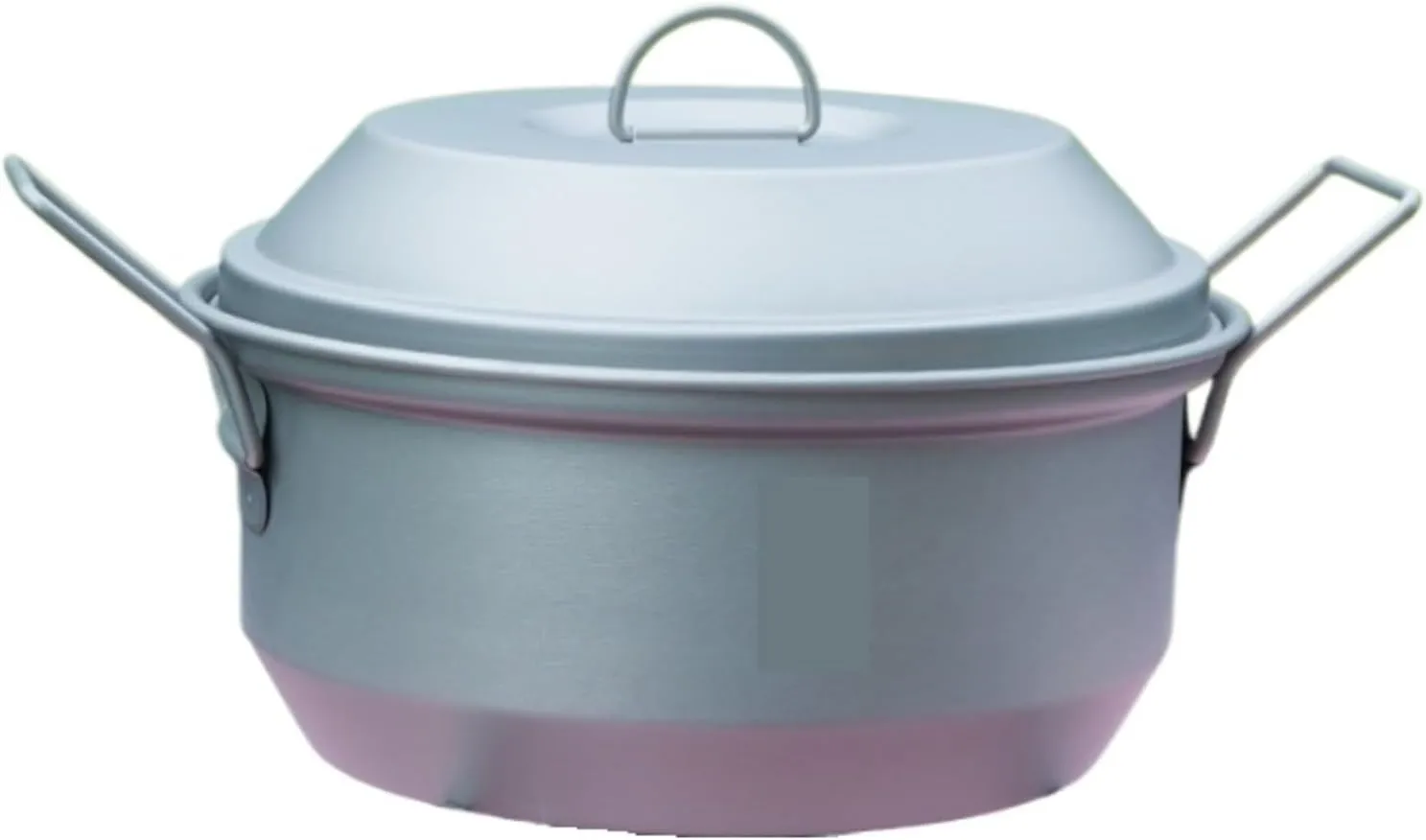 Camping Kitchen Utensil Pure Titanium Double Handle with Lid Camping Tableware Outdoor Portable Soup Pot Cooker for Outdoor Cooking