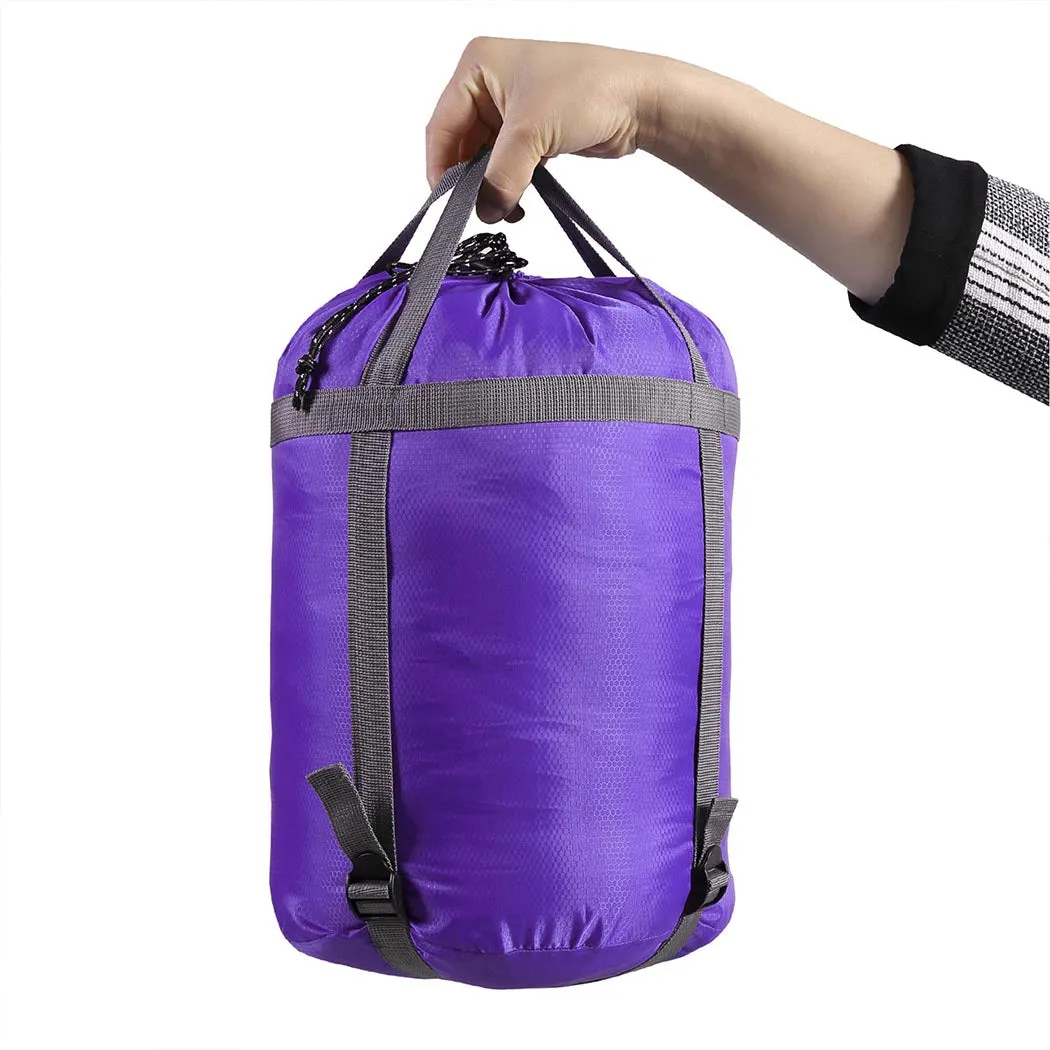 Camping Sleeping Bag -20°C, Thermal Envelope for Hiking, Purple