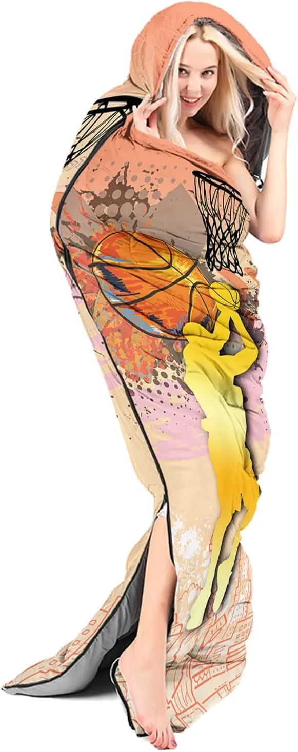 Camping Sleeping Bag for Kids and Adults - Lightweight & Warm 3-4 Season Waterproof Sleeping Bag for Camping, Hiking, and Sleepovers. Perfect for Boys, Girls, and Young Adults