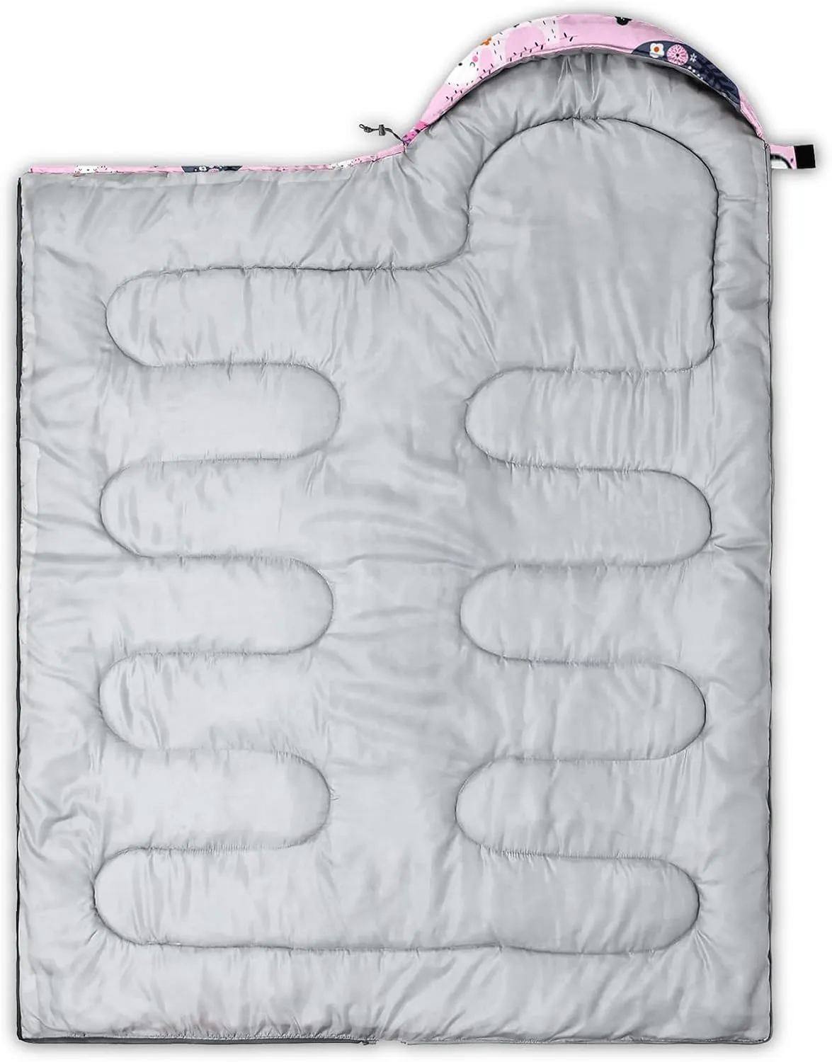 Camping Sleeping Bag for Kids and Adults - Lightweight & Warm 3-4 Season Waterproof Sleeping Bag for Camping, Hiking, and Sleepovers. Perfect for Boys, Girls, and Young Adults