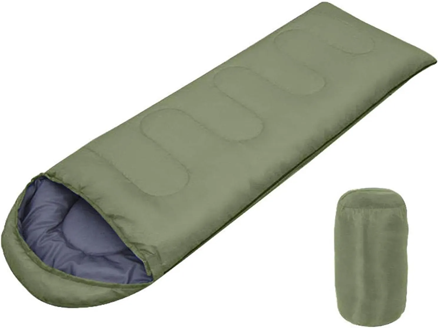 Camping Sleeping Bags 3 Season Sleeping Bag for Adults/Kids – Ideal Camping Gear for Festivals Hiking and Backpacking Thickened Winter Sleeping Bag