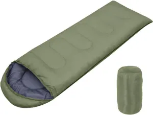 Camping Sleeping Bags 3 Season Sleeping Bag for Adults/Kids – Ideal Camping Gear for Festivals Hiking and Backpacking Thickened Winter Sleeping Bag