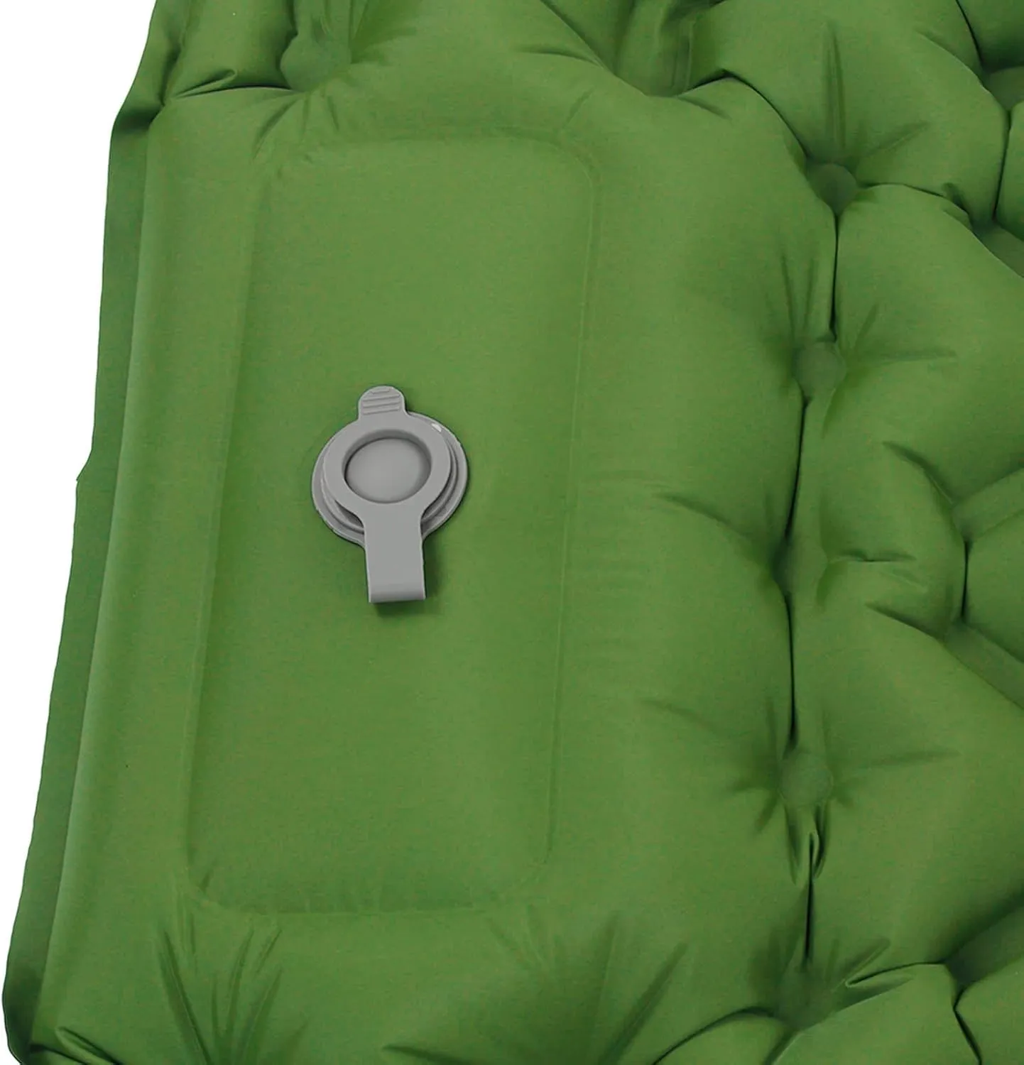 Camping Sleeping Mat, Inflatable Camping Mat with Pillow and Storage Bag, Portable Foot Pump Inflatable Sleeping Pads for Backpacking Hiking Traveling Tent(Olive Green)