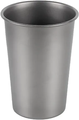 Camping Titanium Beer Mug Cup Tourist Tableware Picnic Outdoor Kitchen Equipment Travel Cooking Cookware Hiking Easy to Use Titanium Color 500Ml