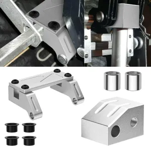 Canitu Metal Motor End Clevis Mount Toggle and Drive Toggle Bracket Fits for La-Z-Boy/for Lazyboy for Power Recliners, Includes 4 Elastic Wear Bushings, Upgraded Replacement Parts