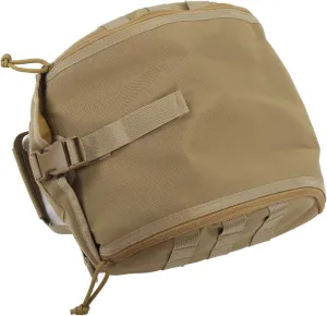 Canvas Actical Helmet Bag, Camping Helmet Bag, Helmet Travel Bag Scratch Prevention Storage Bag Lightweight Padded Camping Helmet Bag for Airsoft Helmet, Motorcycle Helmet