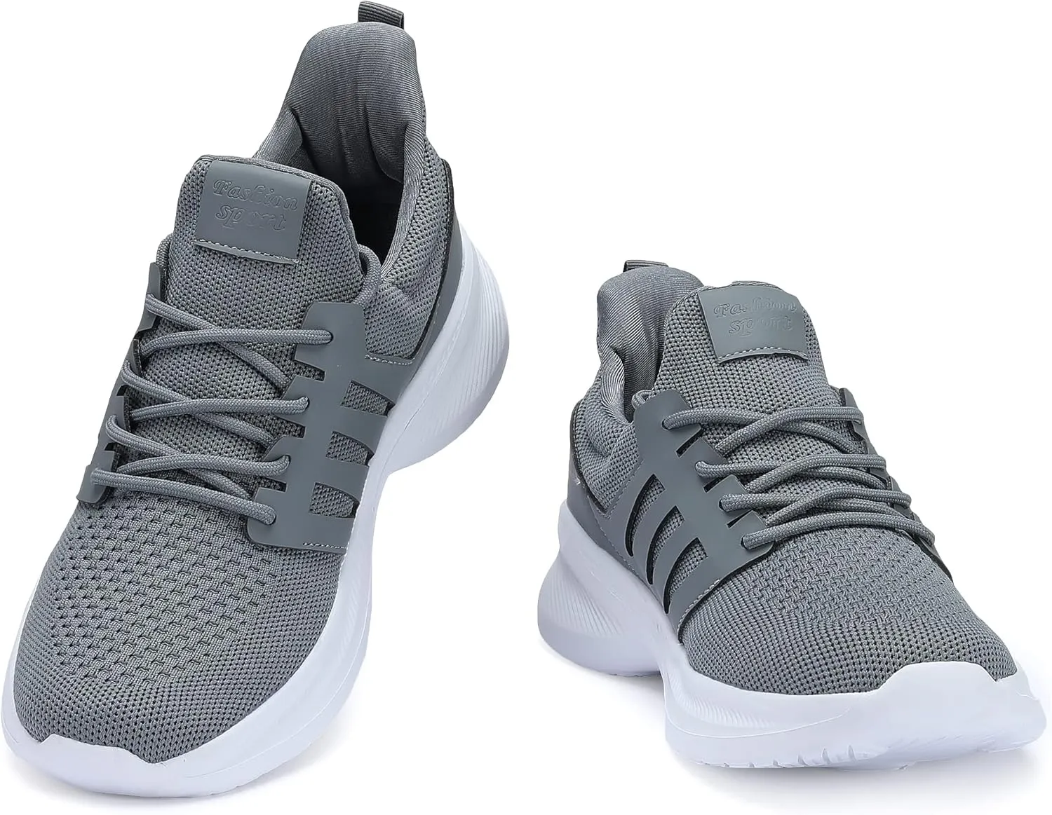 Casbeam Mens Running Shoes Comfortable Lightweight Breathable Walking Shoes Lace-up Shoes Mesh Workout Casual Sports Shoes