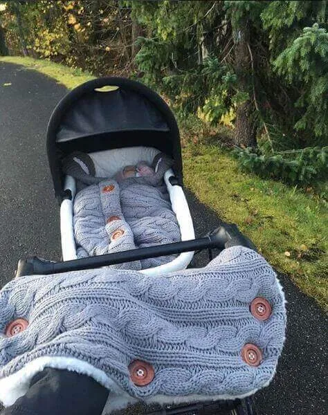 Cashmere Dream Baby Open Button Sleeping Bag