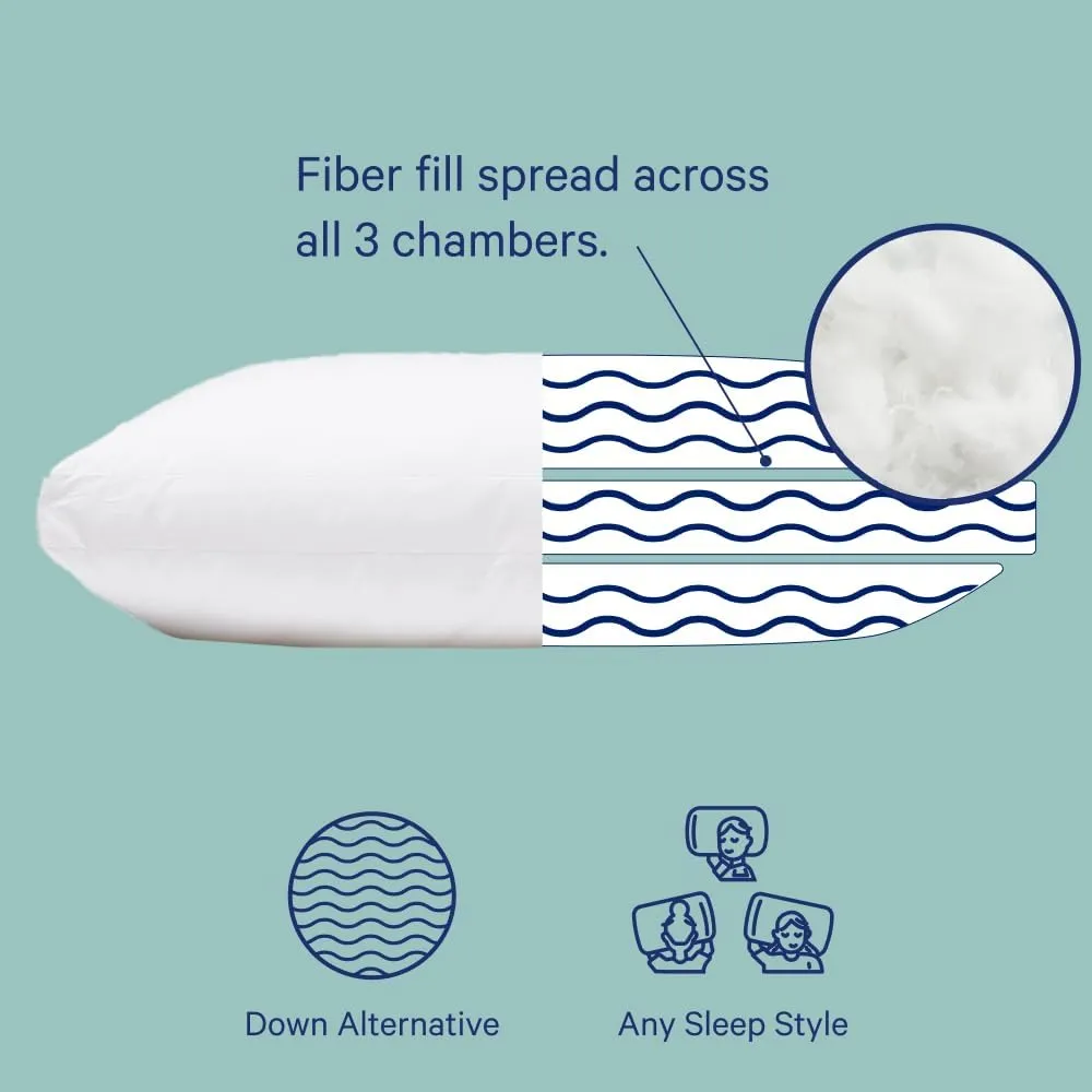 Casper Sleep Essential Pillow for Sleeping, Standard, White