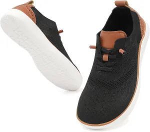 CFVKPT Mens Barefoot Dress Shoes Wide Toe Box Zero Drop Oxfords Shoes Business Casual Sneakers Size 6.5-12