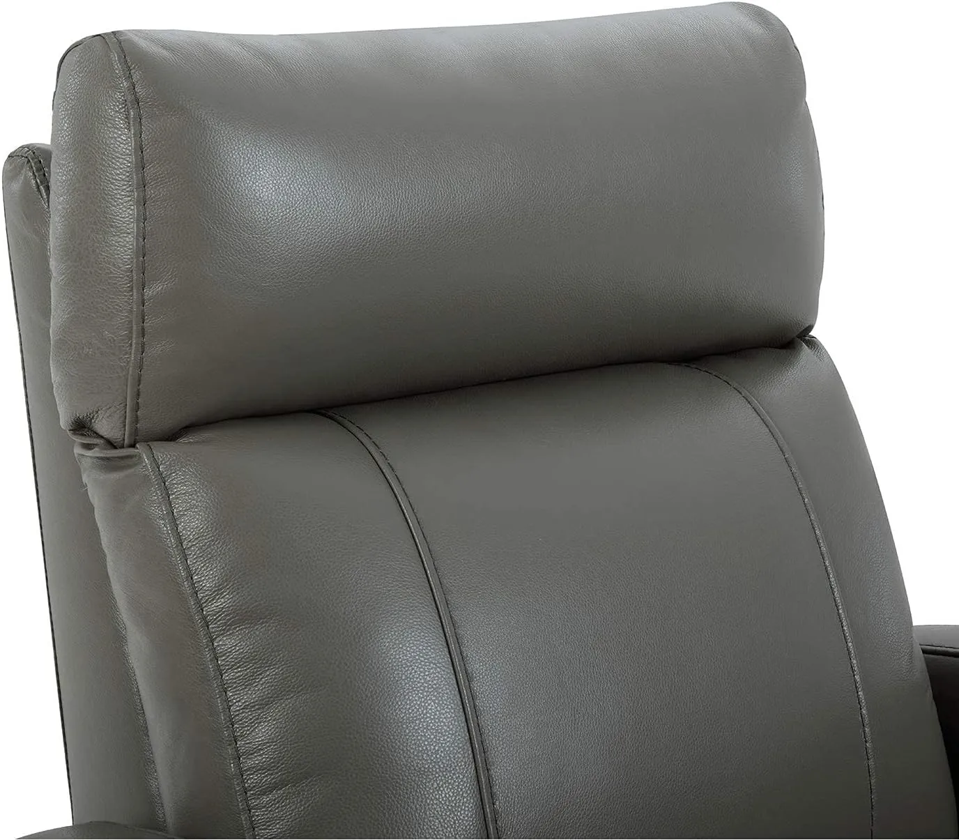 CHITA Genuine Leather Power Swivel Glider Recliner Chair for Adults, FSC Certified Electric Nursery Rocker Recliner Chair for Living Room, Haze