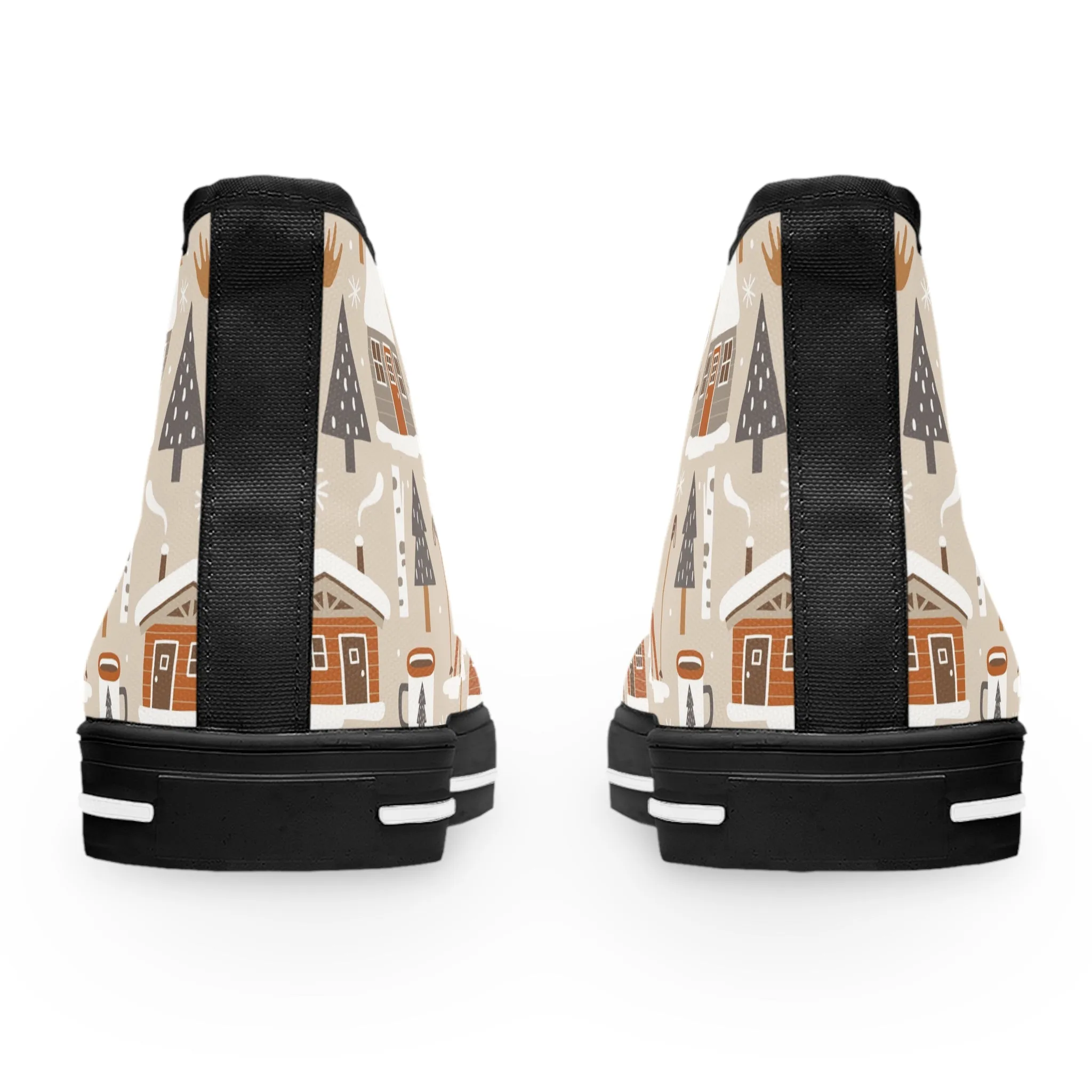 Christmas Reindeers Women's High Top Sneakers