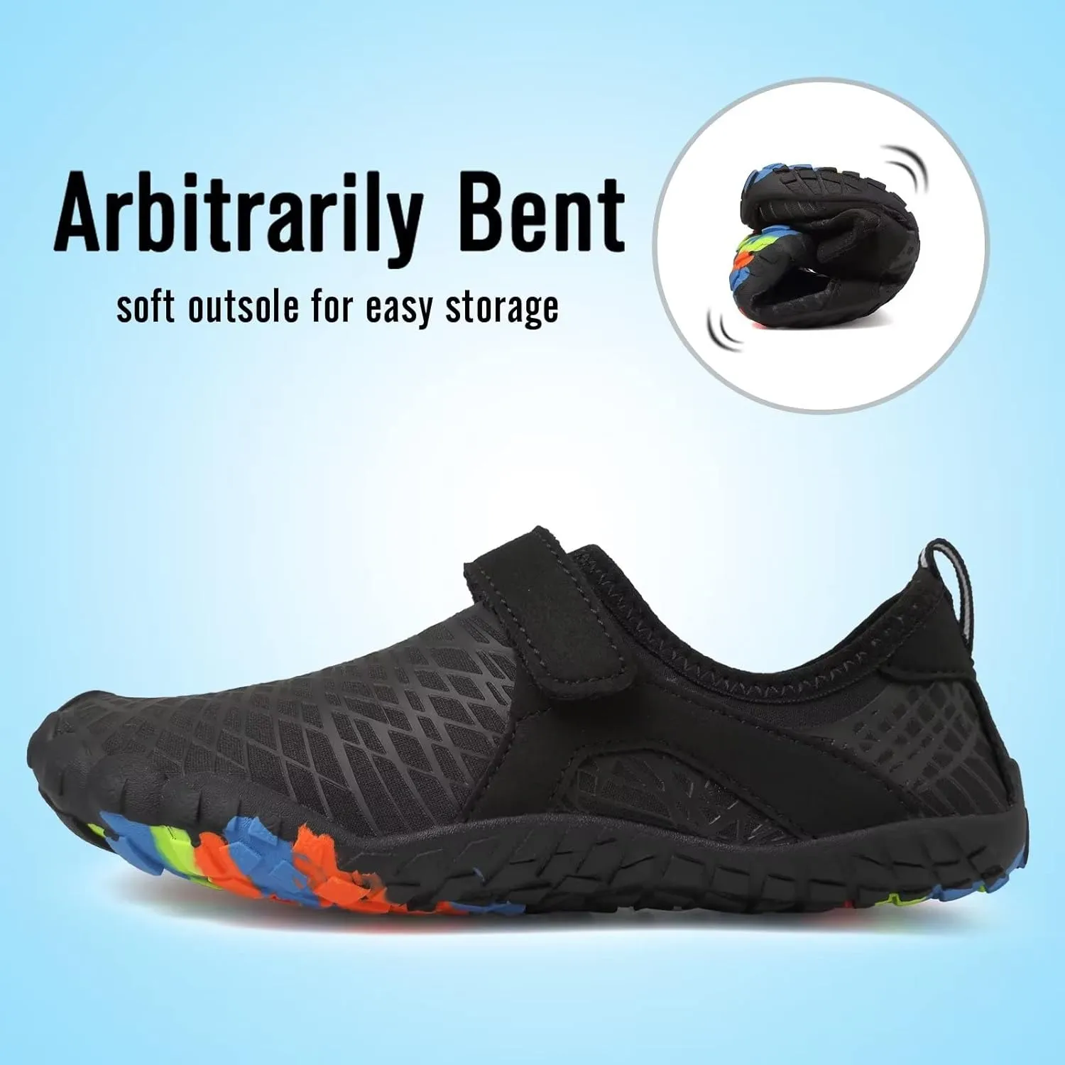 CIOR Kids Water Shoes Boys & Girls Lightweight Sport Shoes Aqua Athletic (Toddler/Little Kid/Big Kid)