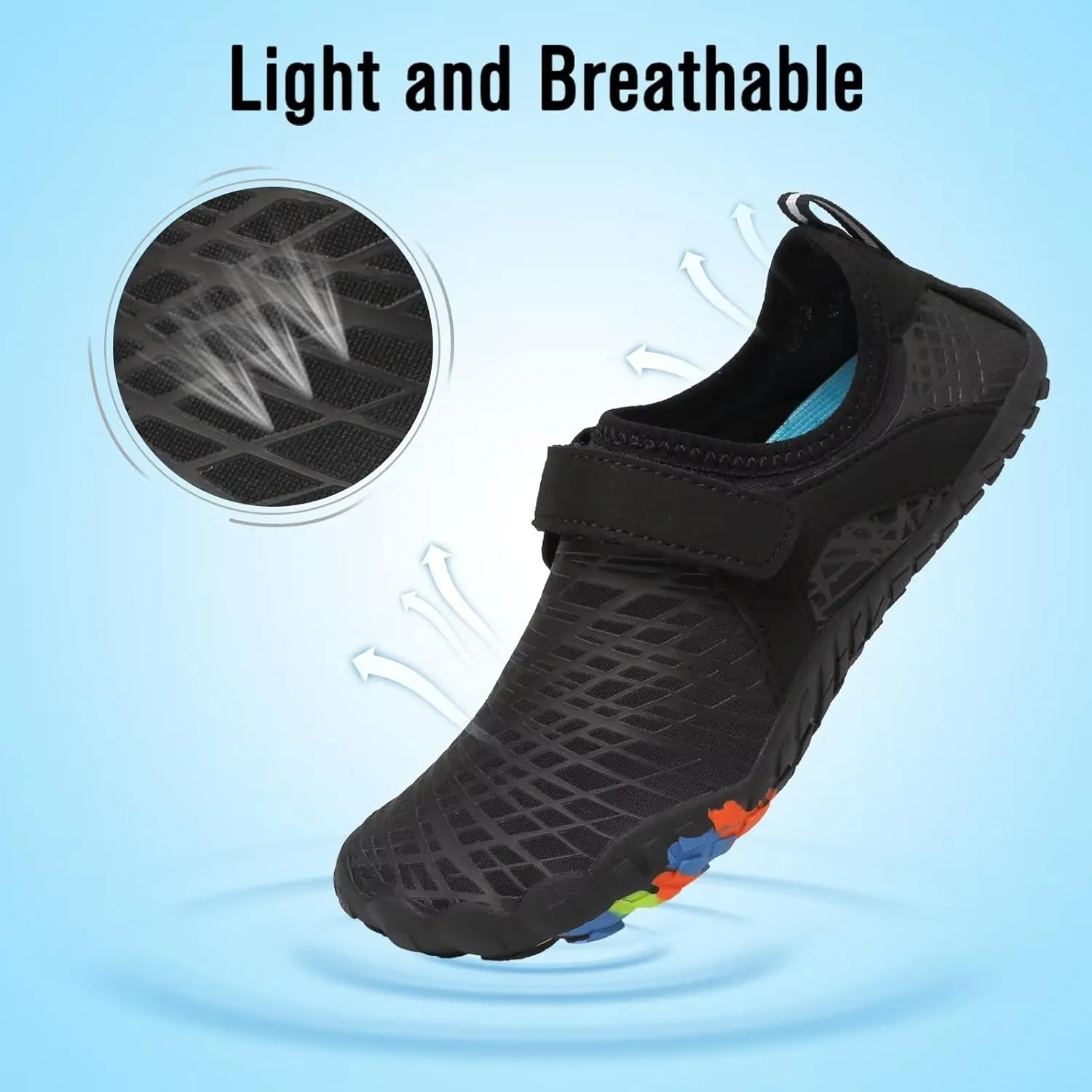 CIOR Kids Water Shoes Boys & Girls Lightweight Sport Shoes Aqua Athletic (Toddler/Little Kid/Big Kid)